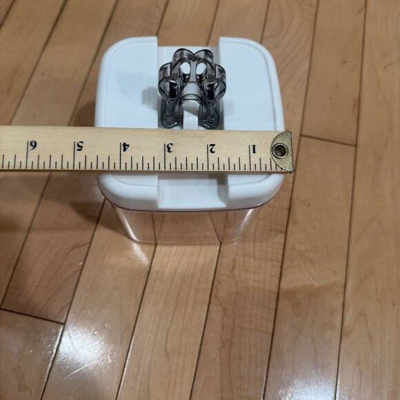 Clear Plastic Pop Top Dog / Cat Treat Container Canister - Picture 7 of 10